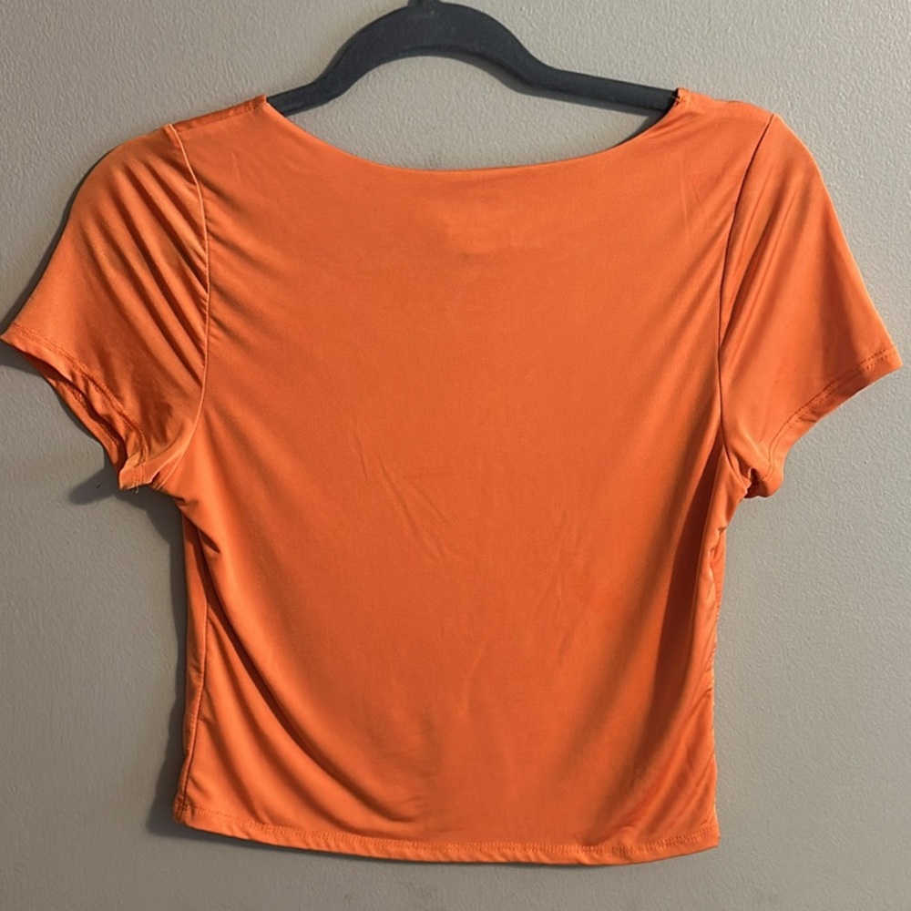 Orange Crop Top M/L